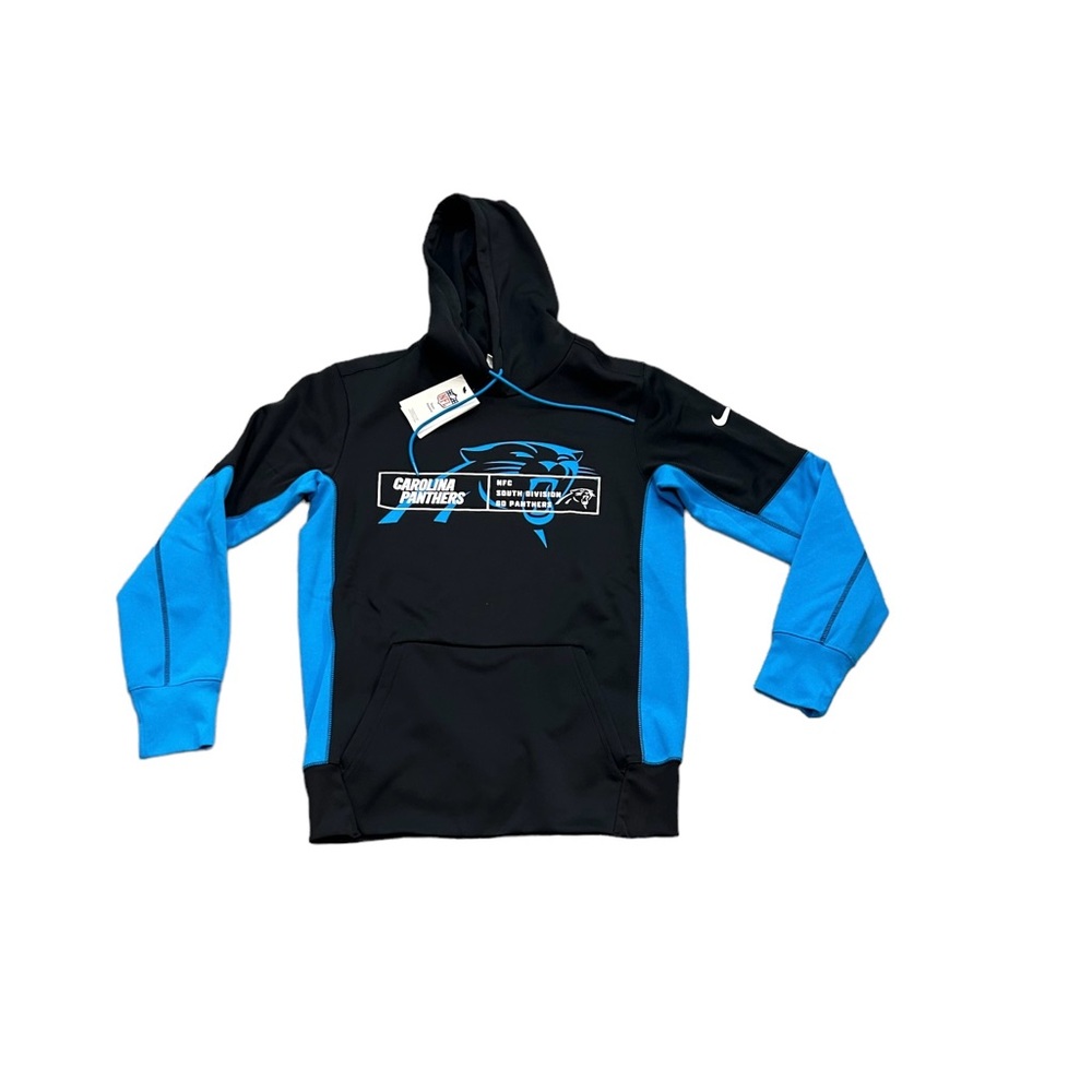 Carolina Panthers Nike Men’s Overlap Pullover‎ Hoodie Sweatshirt Small